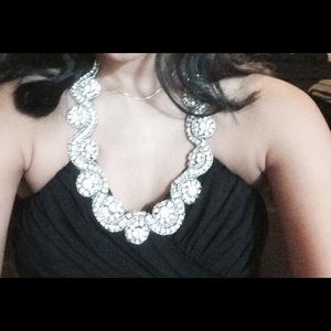 Black Formal Dress W/ Jeweled Top